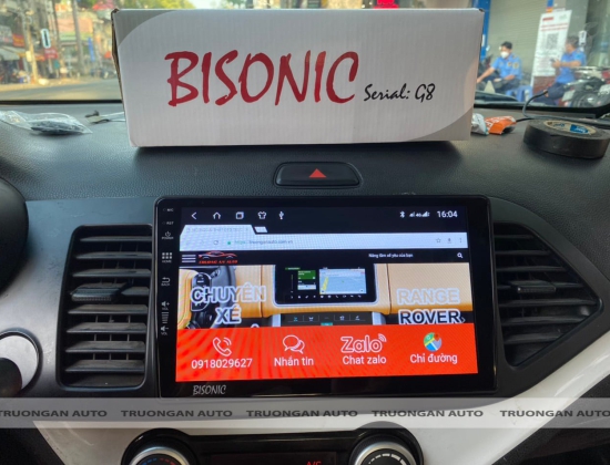 Màn hình Android Bisonic G8 cao cấp cho xe Kia Morning