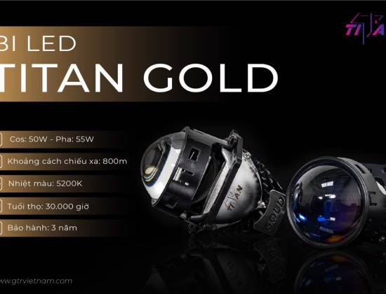 Đèn Bi Led Titan Gold Plus