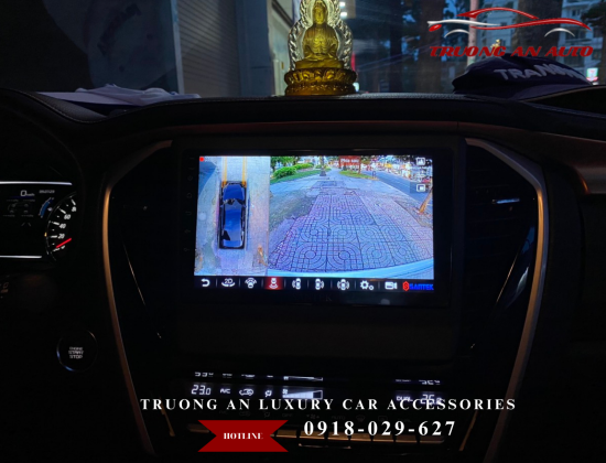 LẮP ĐẶT CAMERA 360 LIỀN MÀN CHO XE ISUZU MUX 2023