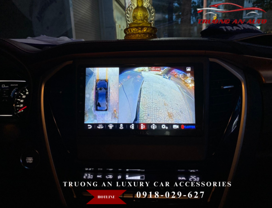 LẮP ĐẶT CAMERA 360 LIỀN MÀN CHO XE ISUZU MUX 2023