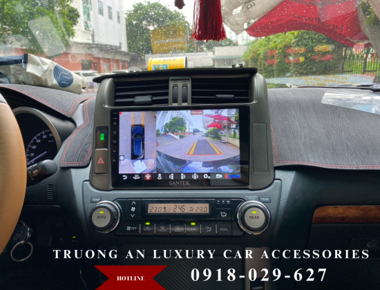 TOYOTA LANDR CRUISER PRADO LẮP ĐẶT CAMERA 360 LIỀN MÀN