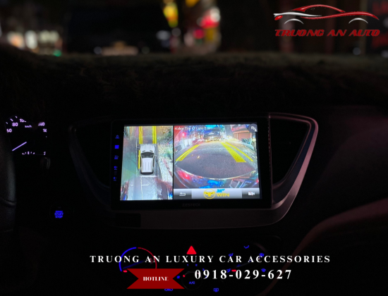 HYUNDAI ACCENT LẮP ĐẶT CAMERA 360 ĐỘ OWIN