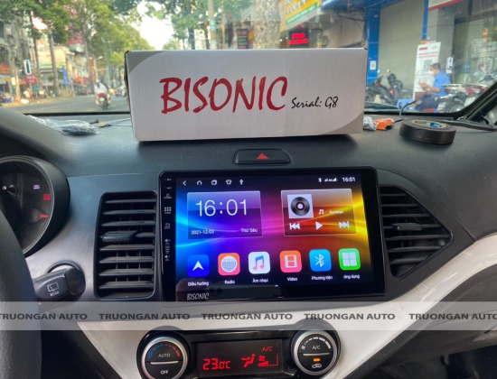 Màn hình Android Bisonic G8 cao cấp cho xe Kia Morning