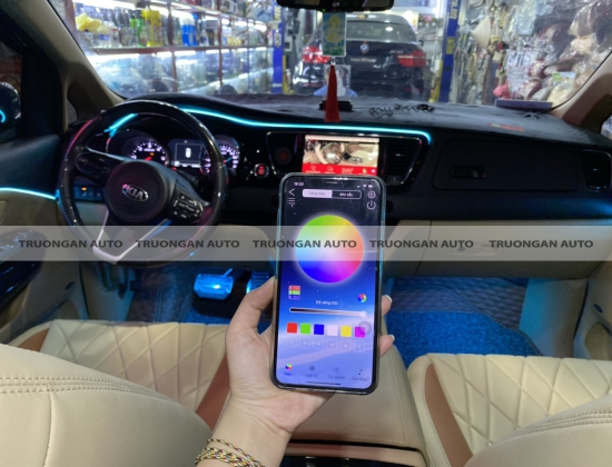 KIA SEDONA ĐỘ LED NỘI THẤT CAO CẤP 