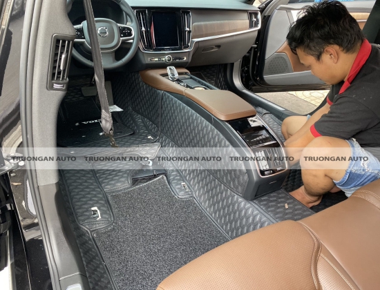 VOLVO S90 2022 TRẢI THẢM LÓT SÀN 360 SANG TRỌNG 