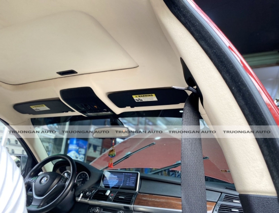 BMW X6 BỌC TRẦN DA LỘN MÀU KEM